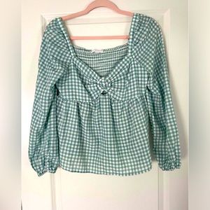 Women’s Blue/White Top- Size Small